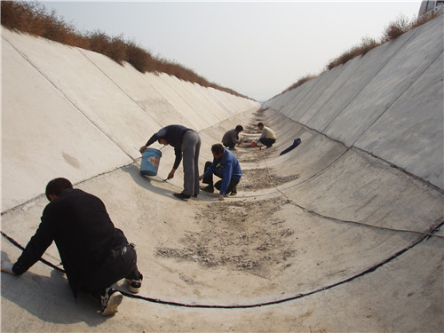 PTN材料應用于山西榮河引黃灌溉渠伸縮縫